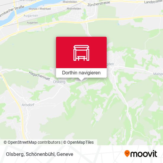 Olsberg, Schönenbühl Karte