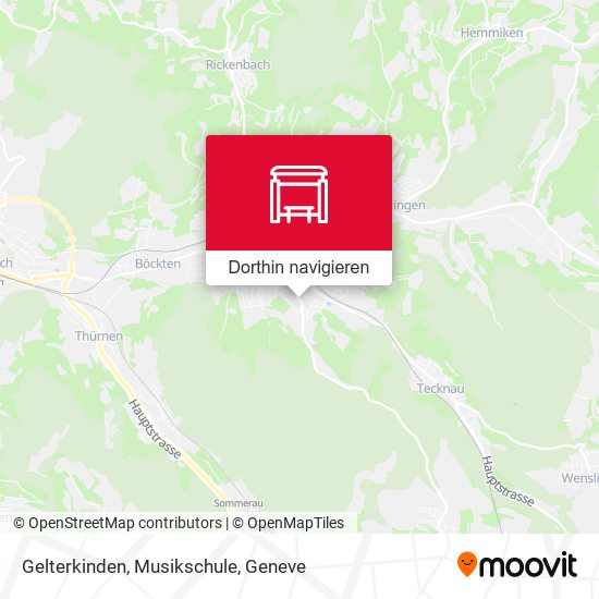 Gelterkinden, Musikschule Karte