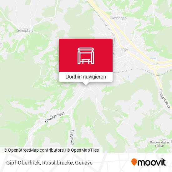 Gipf-Oberfrick, Rösslibrücke Karte