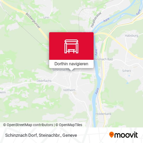 Schinznach Dorf, Steinachbr. Karte