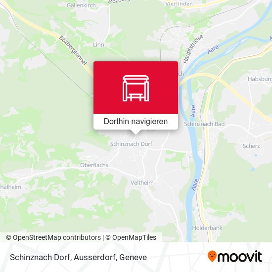 Schinznach Dorf, Ausserdorf Karte