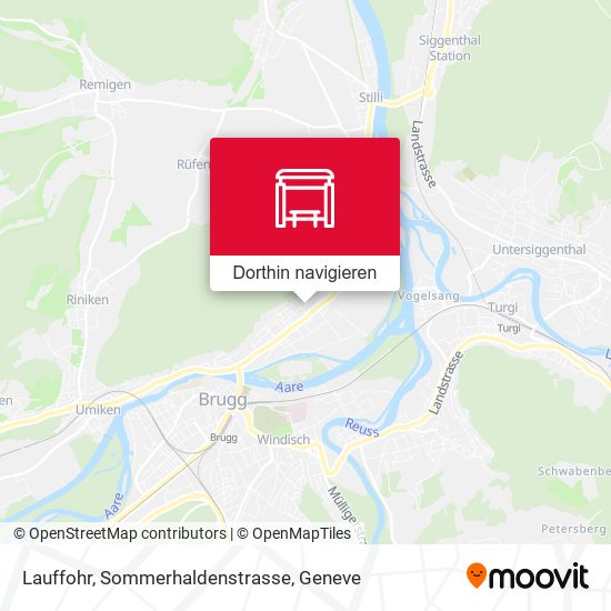Lauffohr, Sommerhaldenstrasse Karte