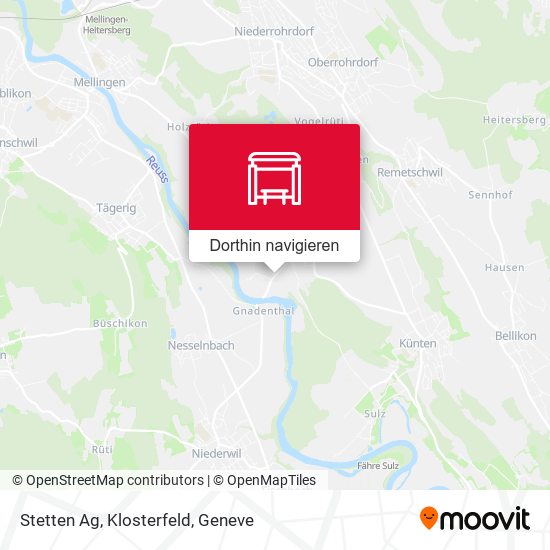 Stetten Ag, Klosterfeld Karte