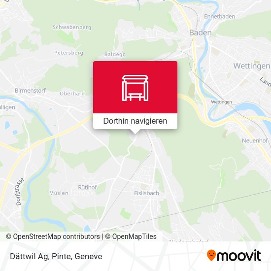 Dättwil Ag, Pinte Karte