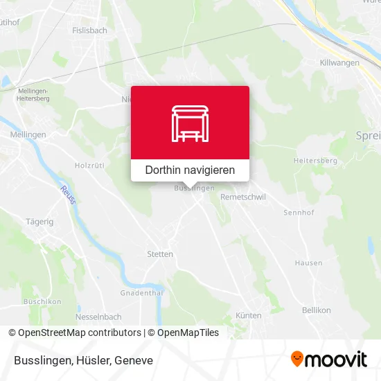 Busslingen, Hüsler Karte