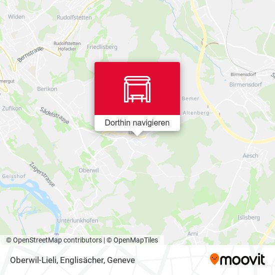 Oberwil-Lieli, Englisächer Karte