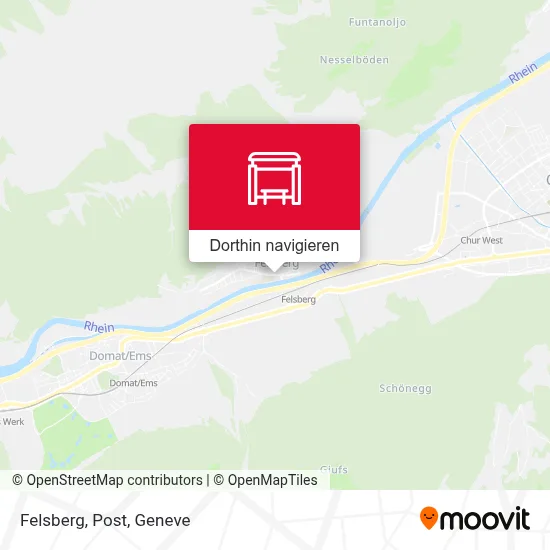 Felsberg, Post Karte