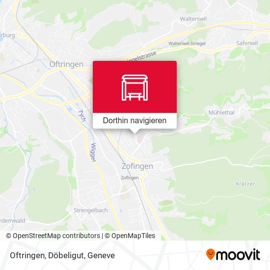 Oftringen, Döbeligut Karte