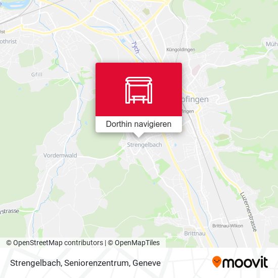 Strengelbach, Seniorenzentrum Karte