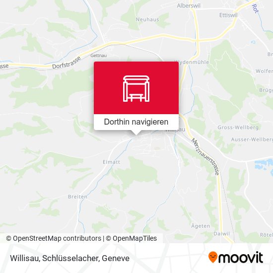 Willisau, Schlüsselacher Karte