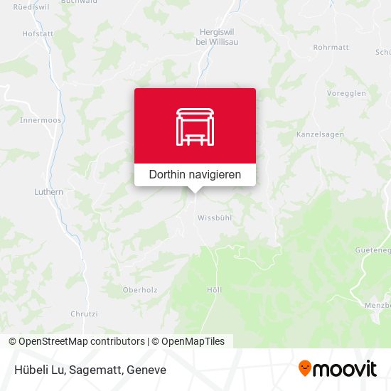 Hübeli Lu, Sagematt Karte
