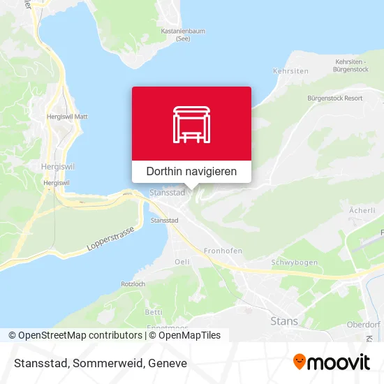 Stansstad, Sommerweid Karte