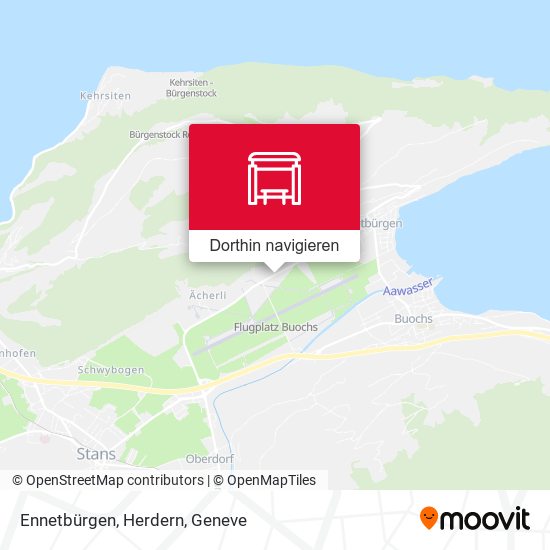 Ennetbürgen, Herdern Karte