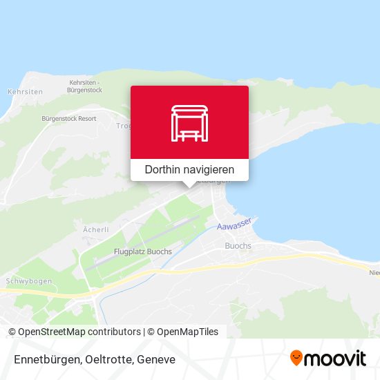 Ennetbürgen, Oeltrotte Karte
