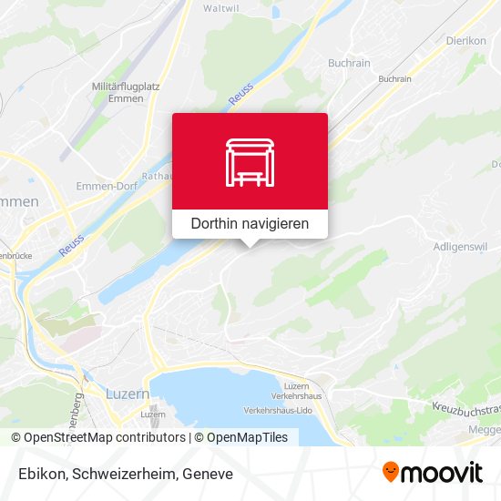 Ebikon, Schweizerheim Karte