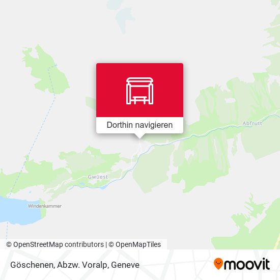Göschenen, Abzw. Voralp Karte