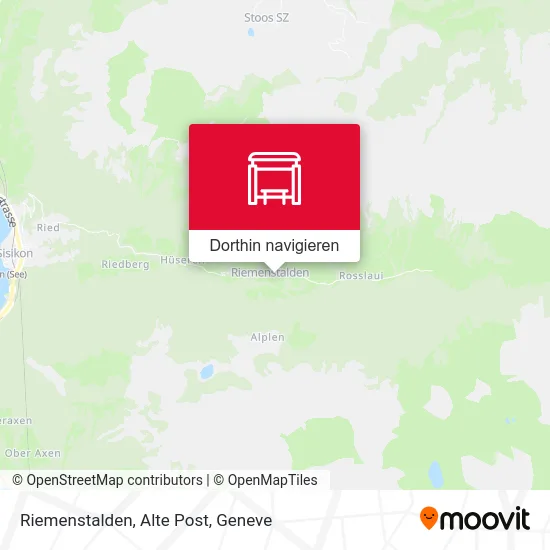 Riemenstalden, Alte Post Karte