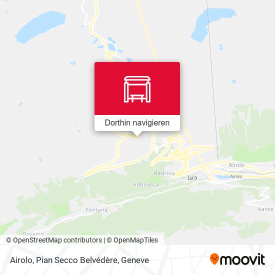 Airolo, Pian Secco Belvédère Karte
