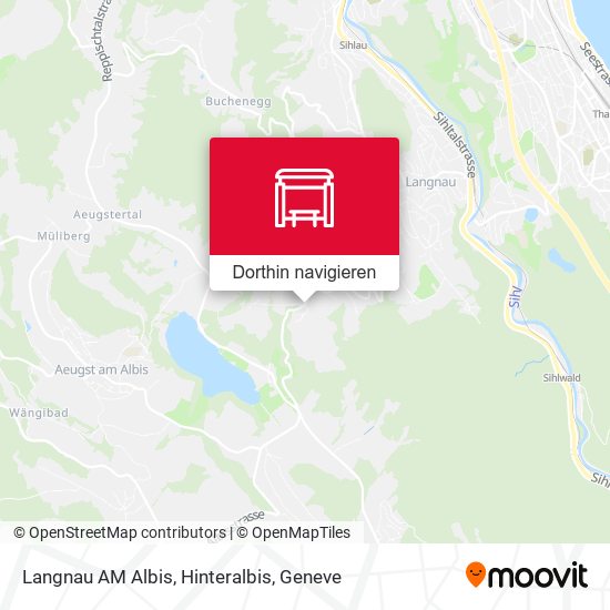 Langnau AM Albis, Hinteralbis Karte