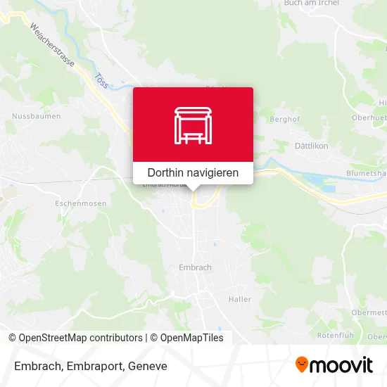 Embrach, Embraport Karte