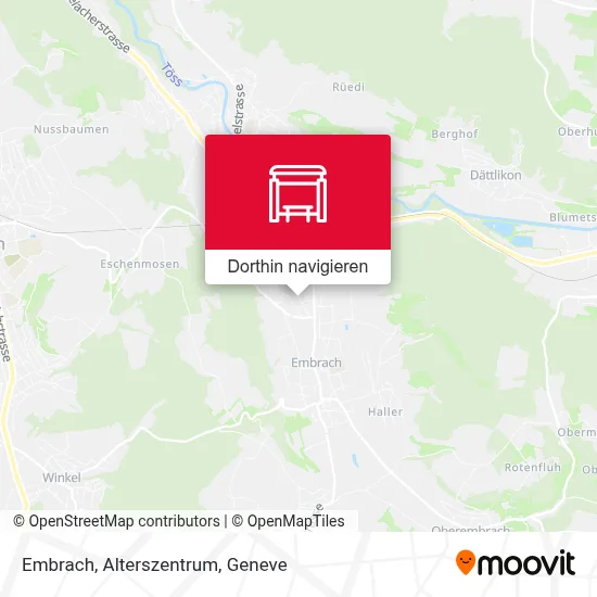 Embrach, Alterszentrum Karte