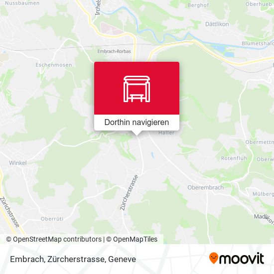 Embrach, Zürcherstrasse Karte