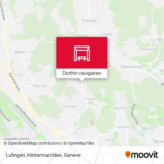 Lufingen, Hintermarchlen Karte