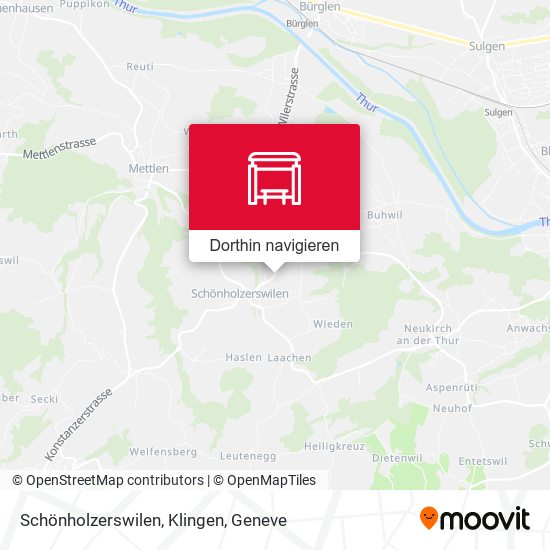 Schönholzerswilen, Klingen Karte