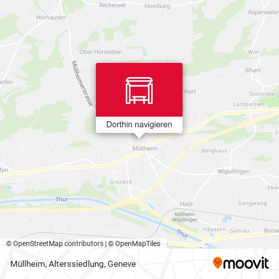 Müllheim, Alterssiedlung Karte