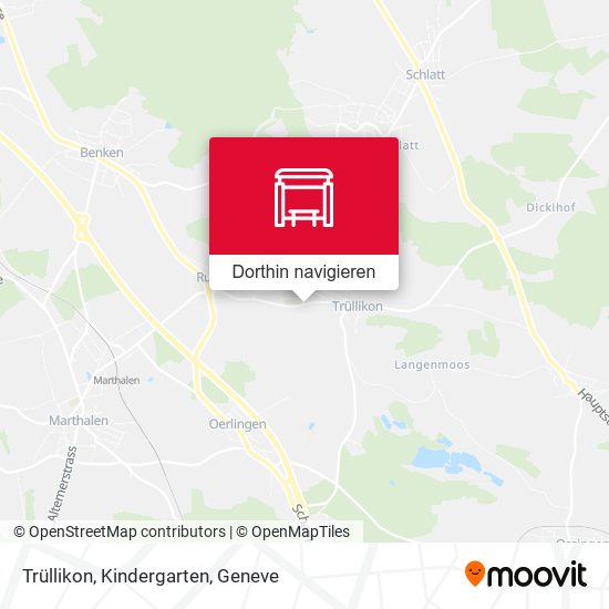Trüllikon, Kindergarten Karte