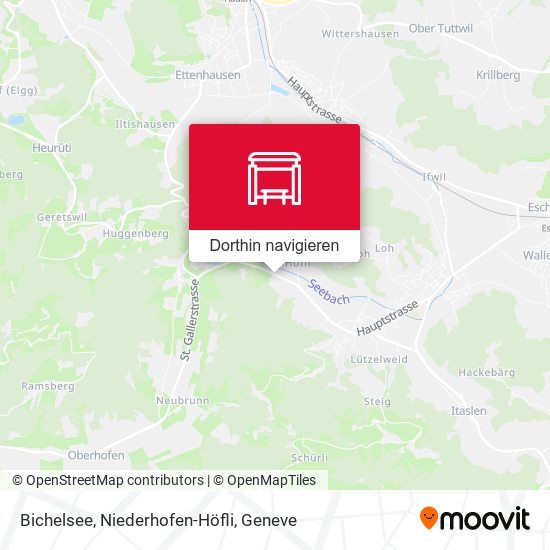 Bichelsee, Niederhofen-Höfli Karte