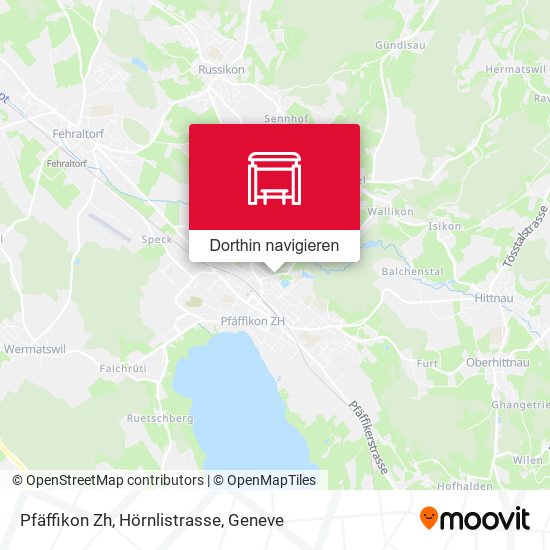 Pfäffikon Zh, Hörnlistrasse Karte