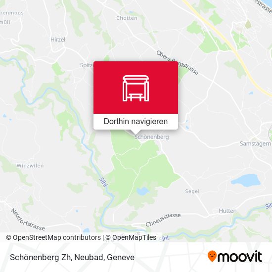 Schönenberg Zh, Neubad Karte