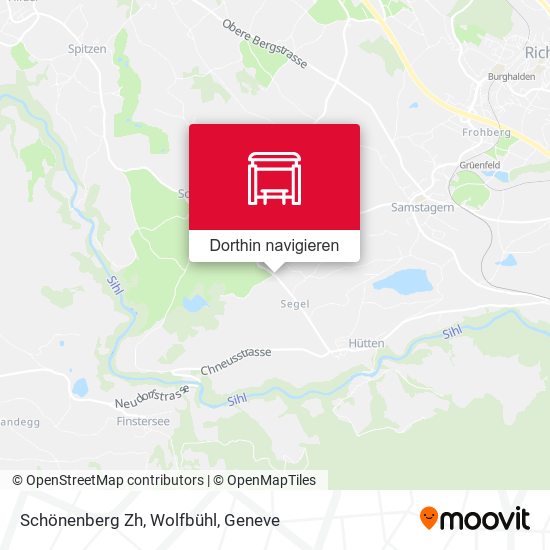 Schönenberg Zh, Wolfbühl Karte