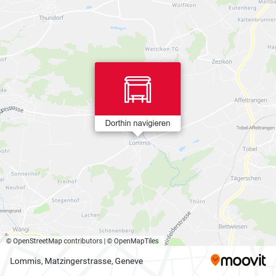 Lommis, Matzingerstrasse Karte