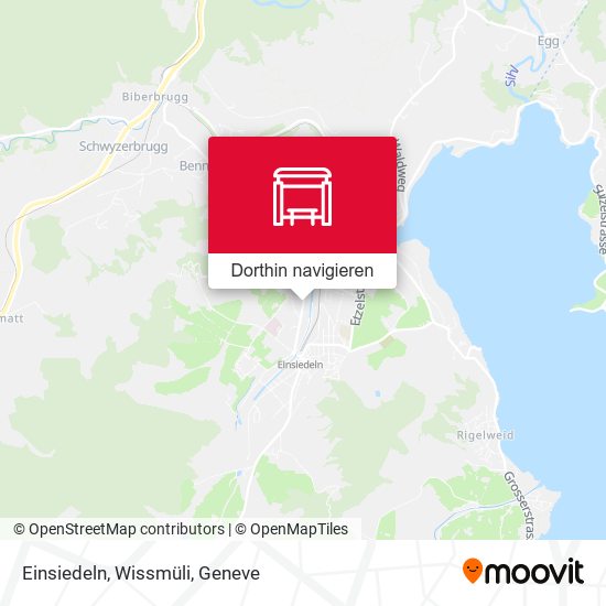 Einsiedeln, Wissmüli Karte