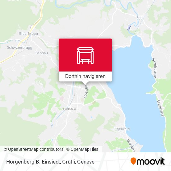 Horgenberg B. Einsied., Grütli Karte