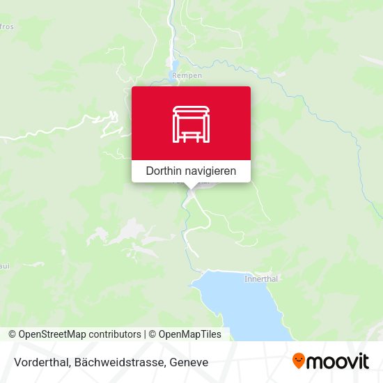 Vorderthal, Bächweidstrasse Karte