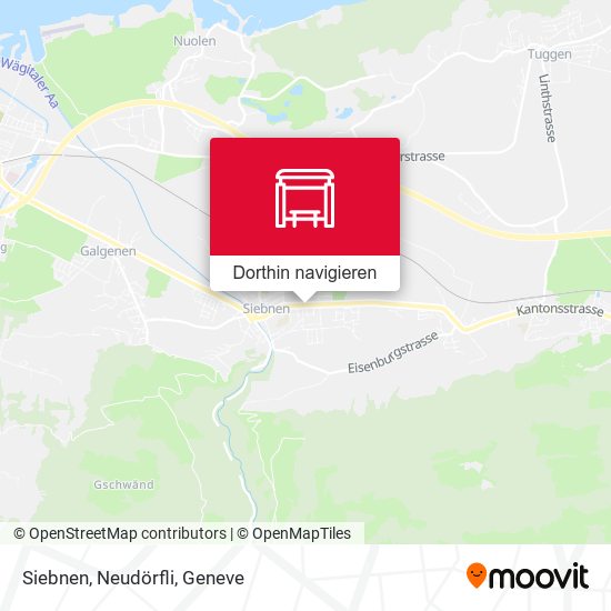 Siebnen, Neudörfli Karte