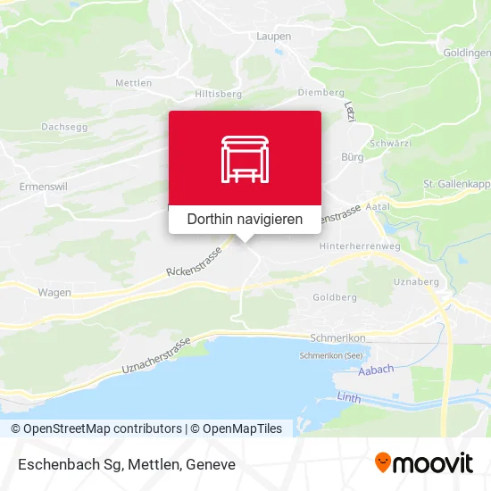 Eschenbach Sg, Mettlen Karte