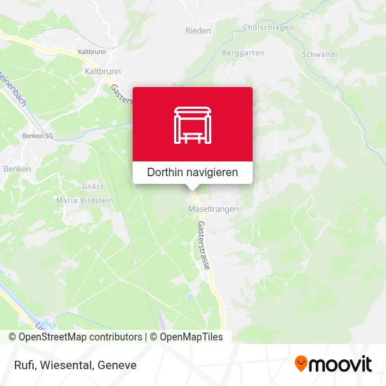 Rufi, Wiesental Karte