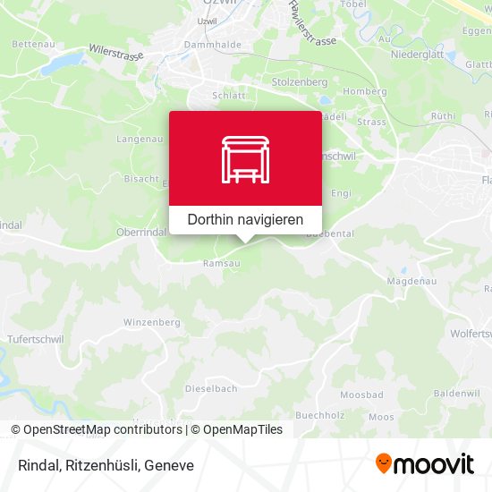 Rindal, Ritzenhüsli Karte