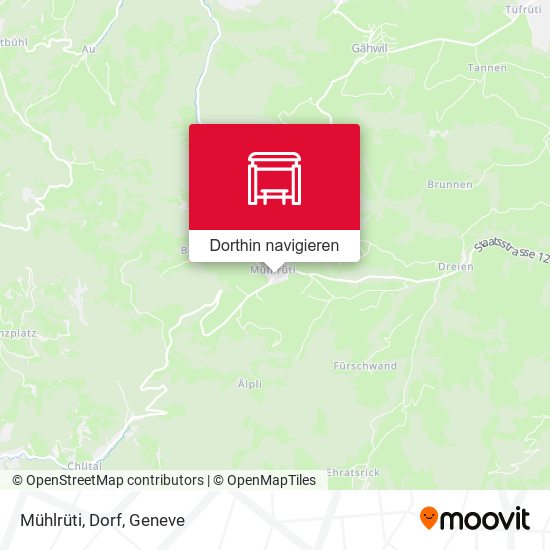 Mühlrüti, Dorf Karte