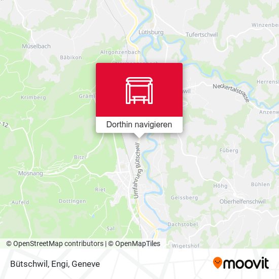 Bütschwil, Engi Karte