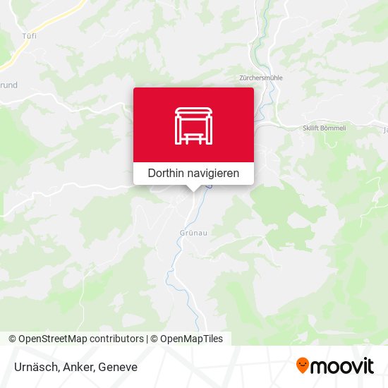 Urnäsch, Anker Karte