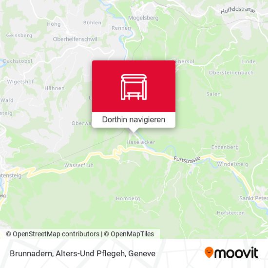 Brunnadern, Alters-Und Pflegeh Karte
