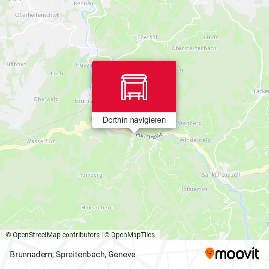 Brunnadern, Spreitenbach Karte