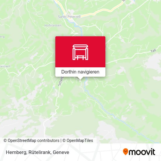 Hemberg, Rütelirank Karte
