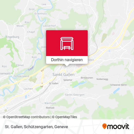 St. Gallen, Schützengarten Karte