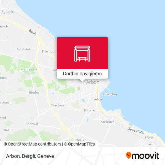 Arbon, Bergli Karte